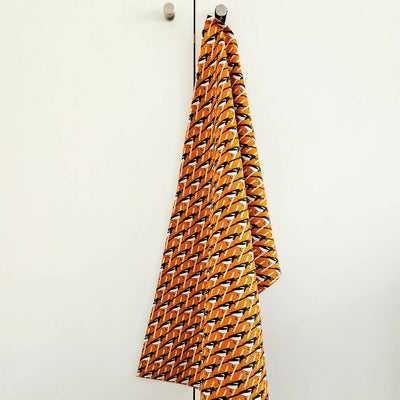 Magpie Organic Cotton Tea Towel in Orange