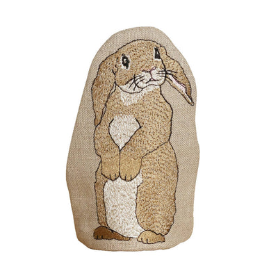 Embroidered Rabbit Egg Cosy by Kate Sproston Design