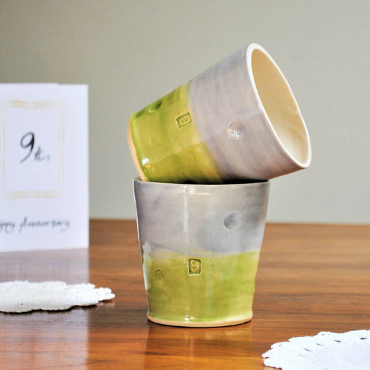 9th Pottery Wedding Anniversary Mug Tumbler