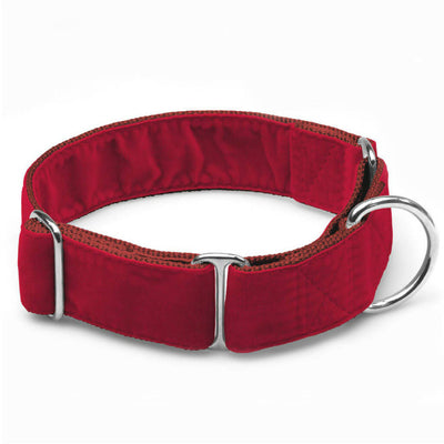 Velvet Collar Scarlet Red