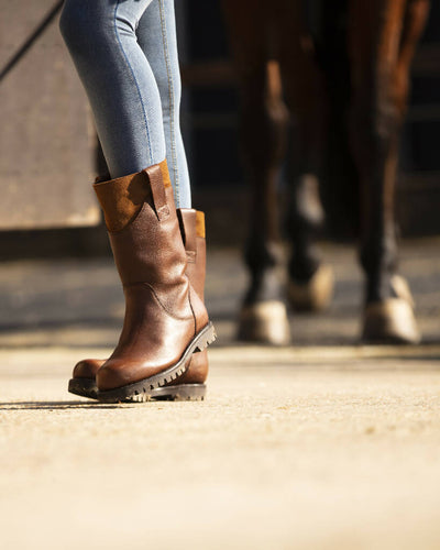 Golden Eagle Tan - Ladies Waterproof Leather Boots