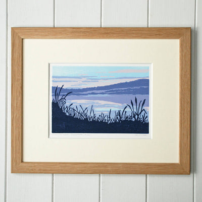 Twilight Walk, Silverdale - Limited Edition - Original Linocut Print