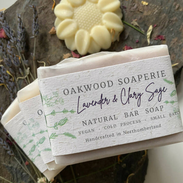 Lavender and Clary Sage Handmade Soap