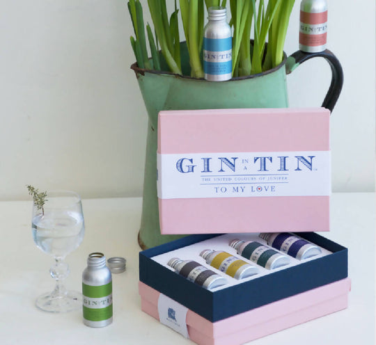THE LOVE GIN TIN, GIFT BOX SET