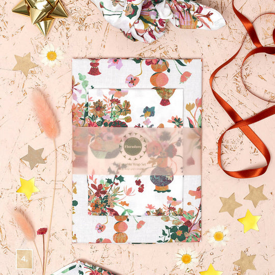 Bouquet Fabric Wrap Set