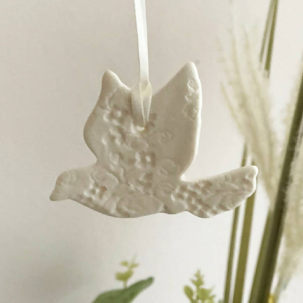 Porcelain Dove Decoration