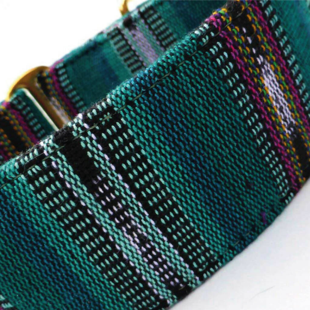 Bedouin Martingale Collar in Oasis Green