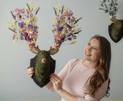 Meadow Botanical Stag Wall Mount
