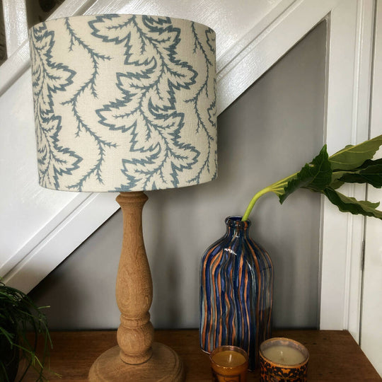 Seafern Double-sided 25cm drum lampshade