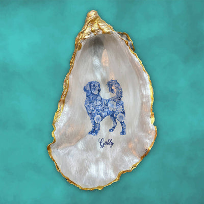 Golden Retriever Oyster Ornament