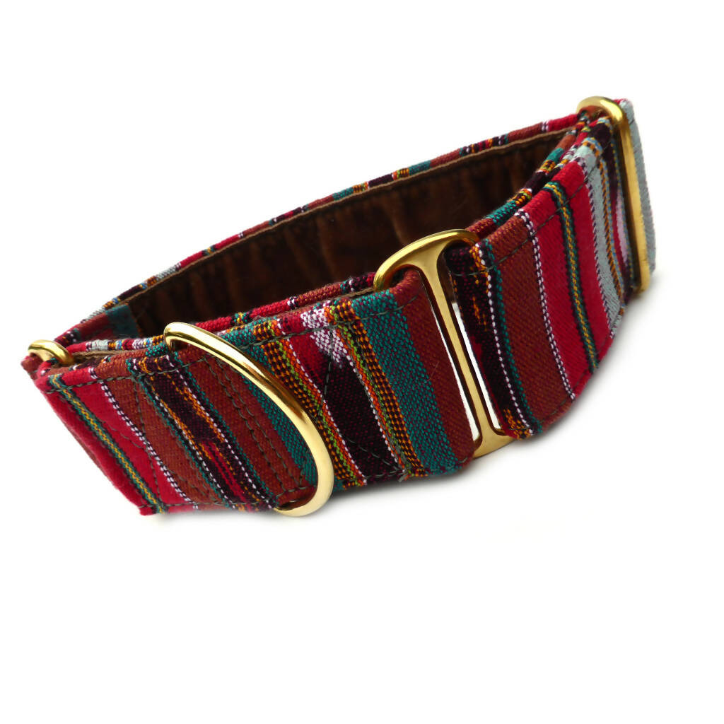 Bedouin Martingale Collar in Atlas Red