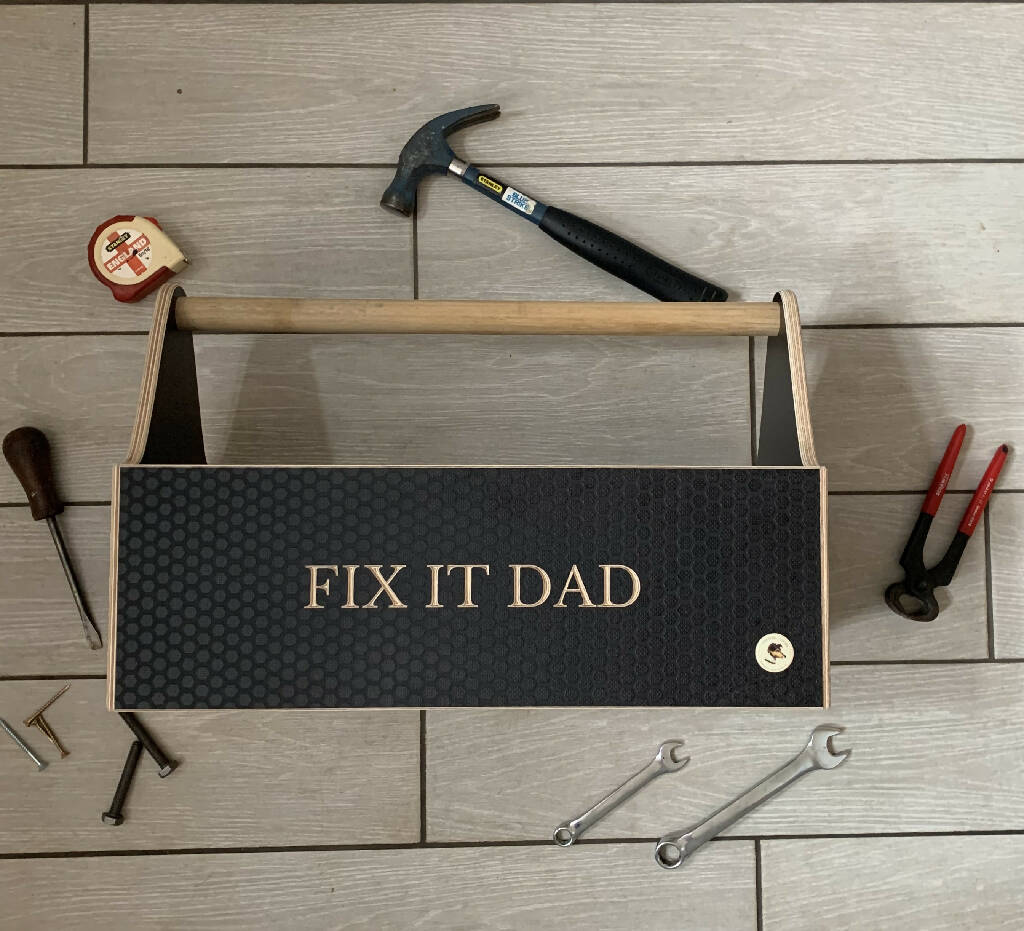 Wooden Engraved Tool Box | Country Living Marketplace