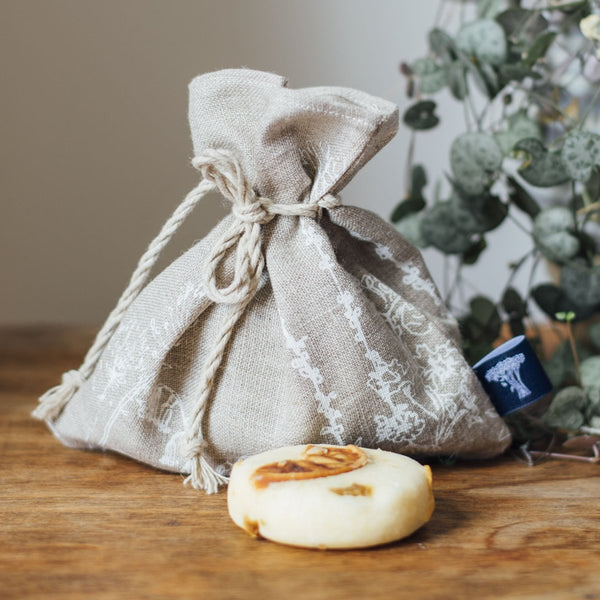 Eco Linen Soap Bag