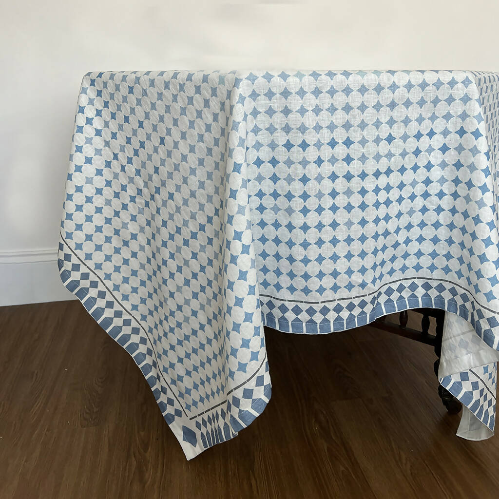 Casa Azul Linen Tablecloth