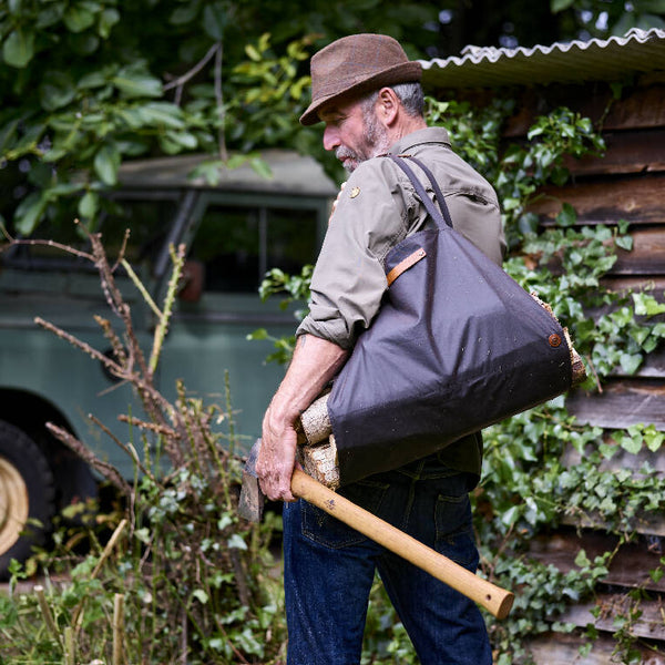 Log Carrier - Classic Waxed Cotton