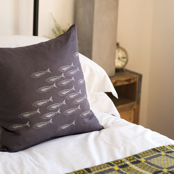 Fish Cushion Pure Linen