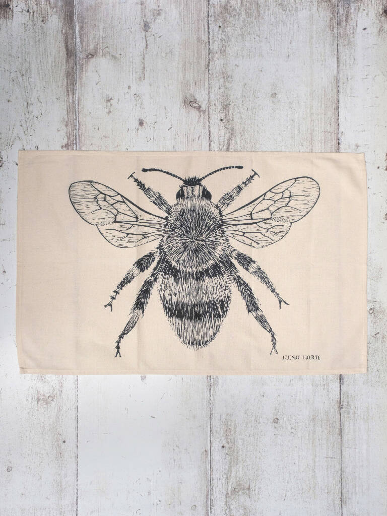 Bee Cotton Tea Towel