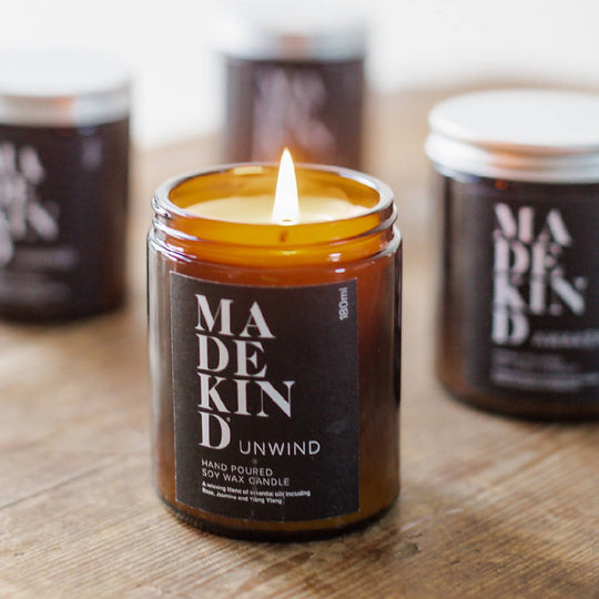 Soy Wax Candle in Unwind (180ml)