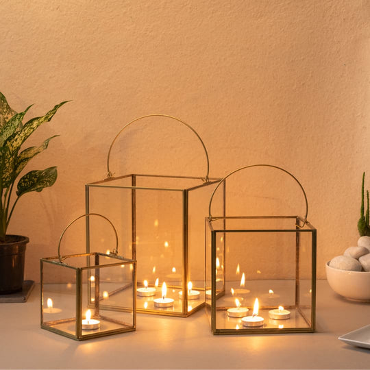 Gold Indoor Lanterns