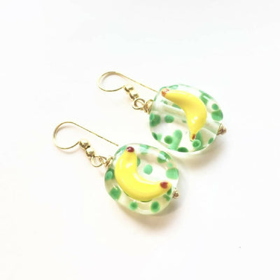 Banana 18ct Gold Plated Earrings