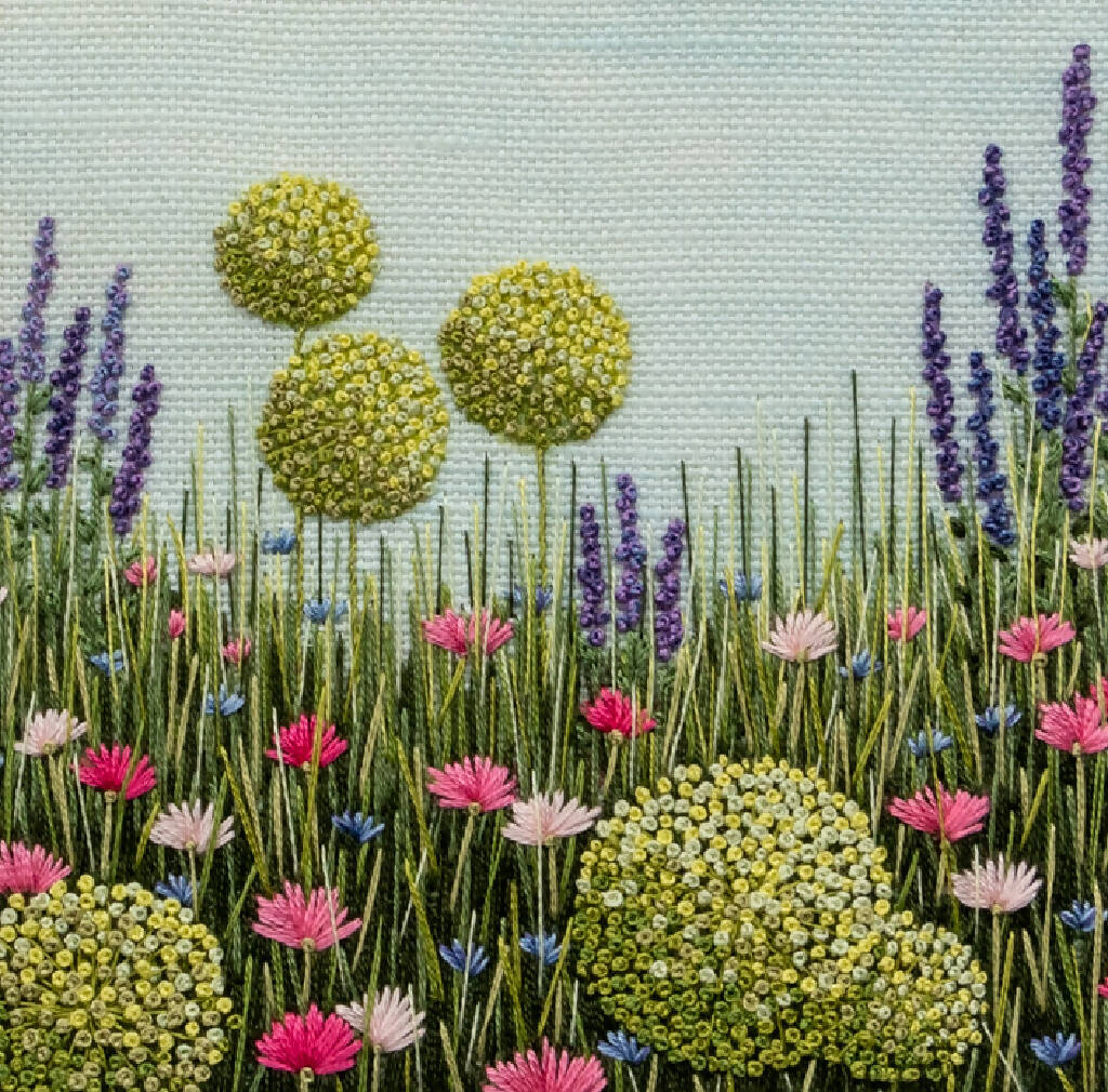 Allium Meadow Embroidery Kit