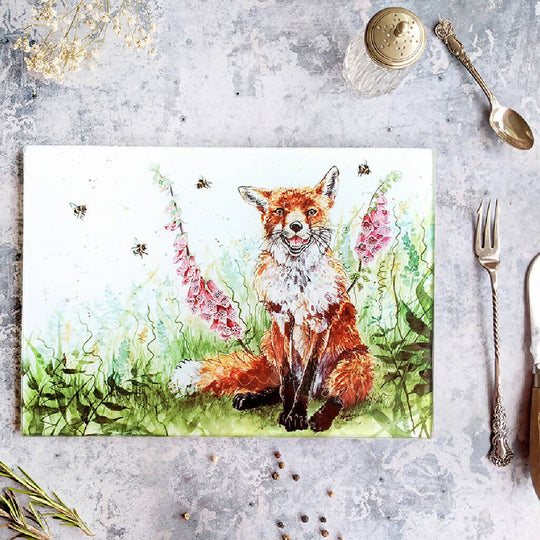 Fox Glass Placemat