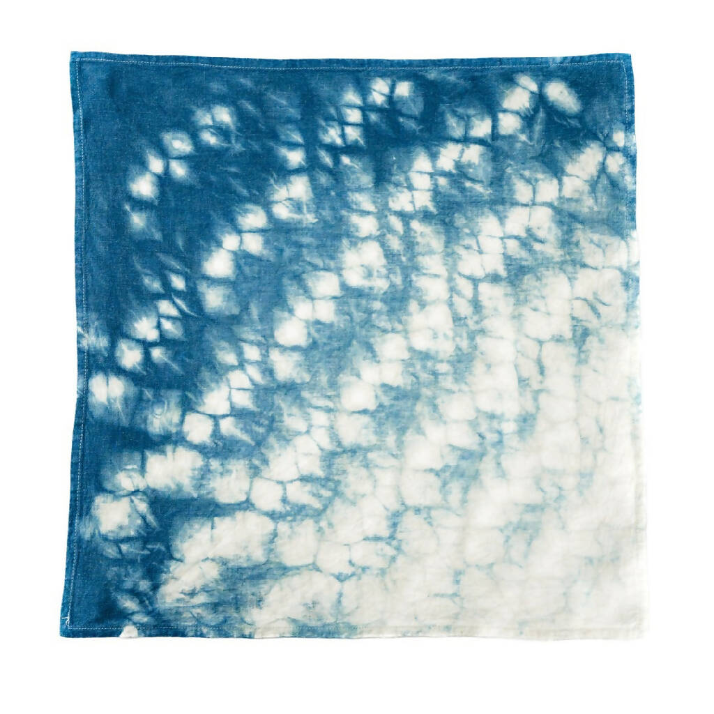 Linen Napkin - Bubble - Blue Cutout