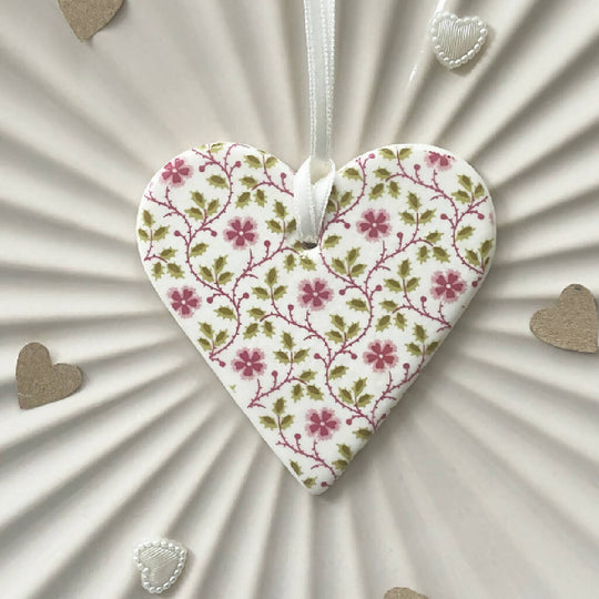 Porcelain Heart Decoration