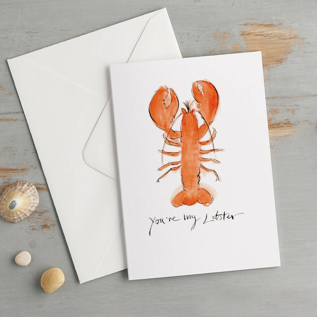 'You're My Lobster' Funny Romantic Card