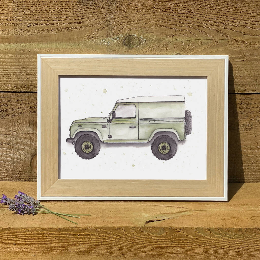 Watercolour Defender Print| Country Living Marketplace