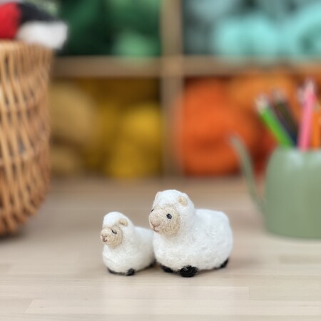 Sheep Family Needle Felting Craft Kit