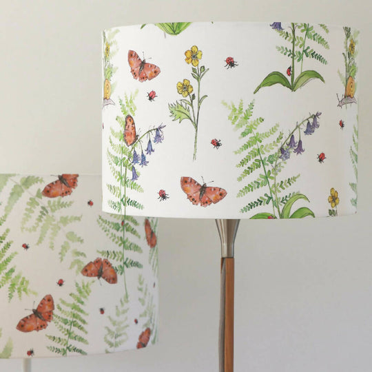 Cornish Woodland Designer Lampshade