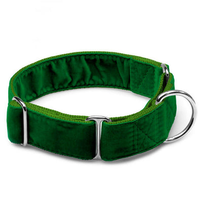 Velvet Collar Emerald Green