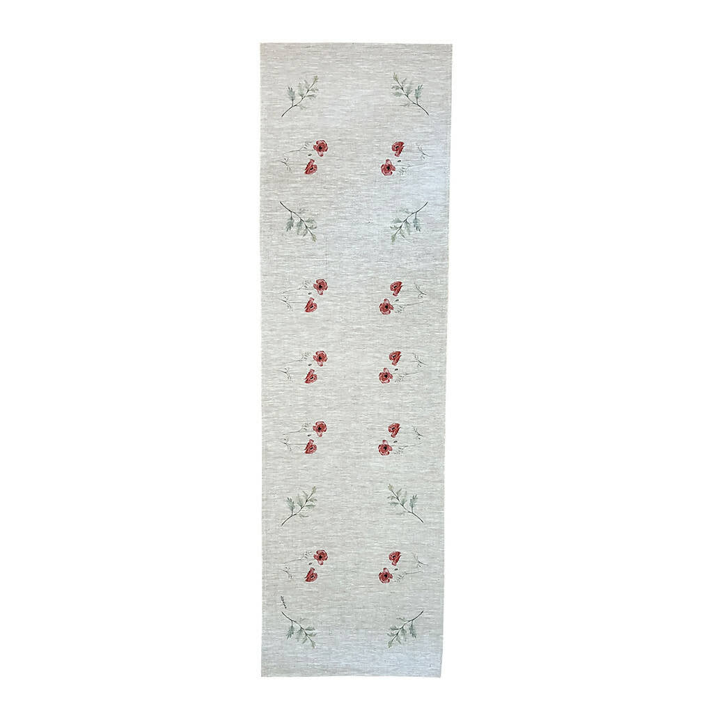 Poppies Table Runner