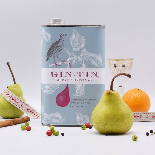 Festive Pear Gin In A Tin | 50cl Tin