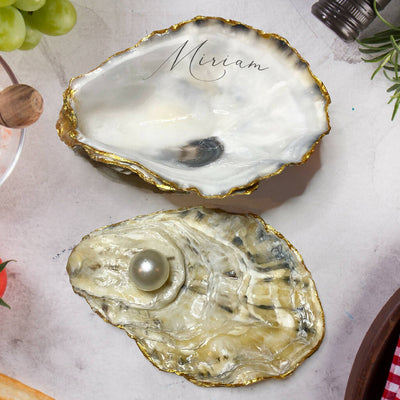 Personalised Oyster Shell Trinket Dish