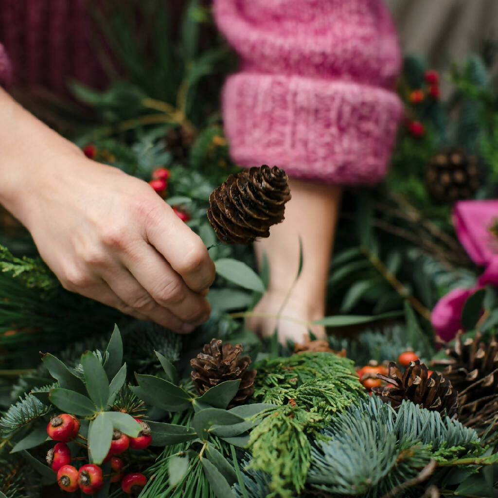 studioEVIG Christmas Wreath making