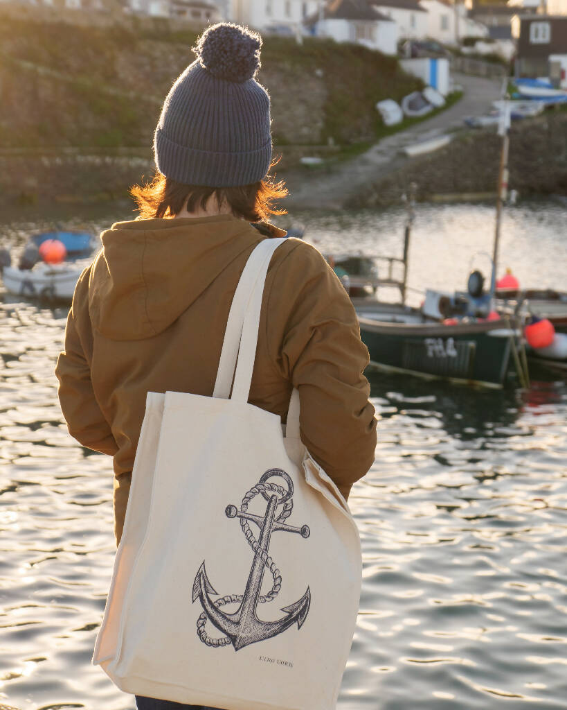 Anchor Canvas Shopper Bag