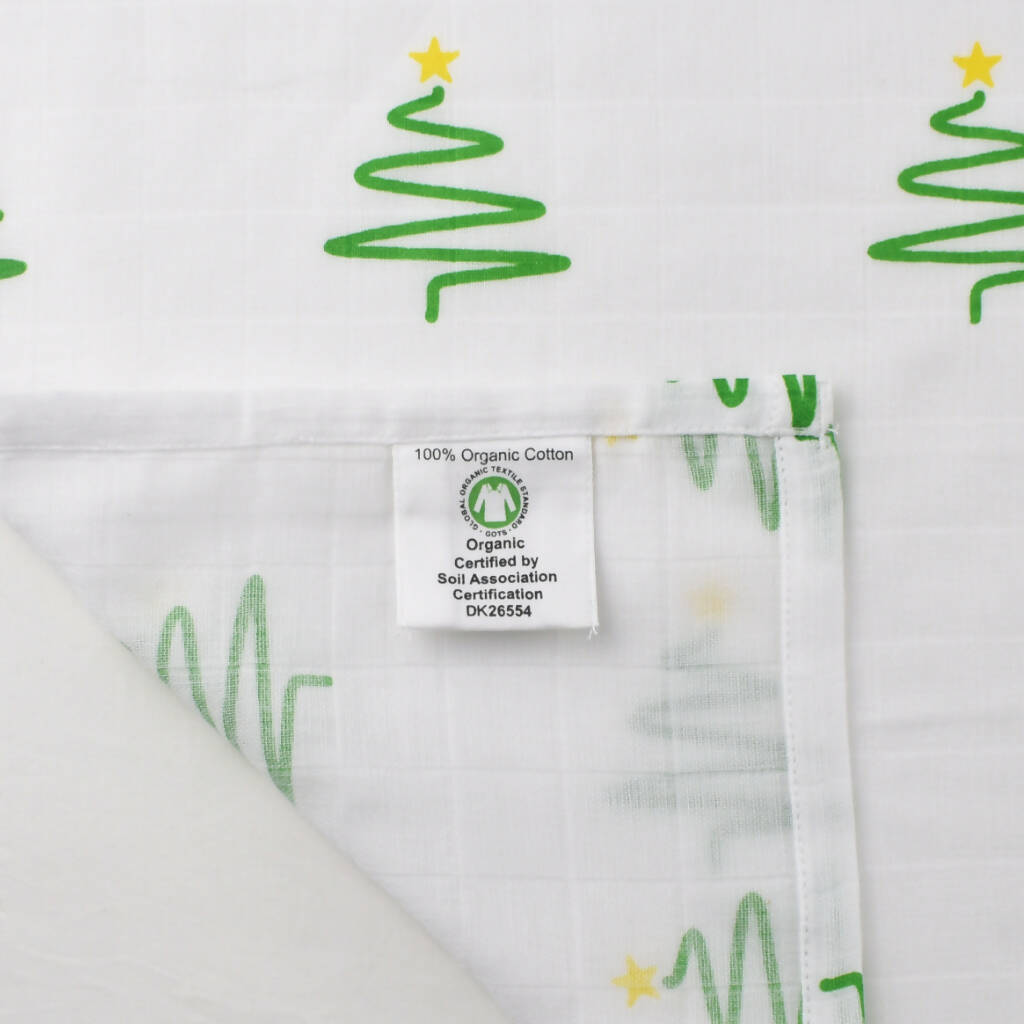 Christmas Tree Muslin Label