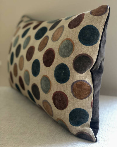 Mulberry Linen, Velvet-Backed Cushion