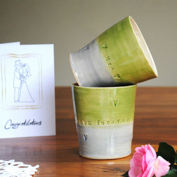 Mr and Mrs Wedding Mug Tumbler