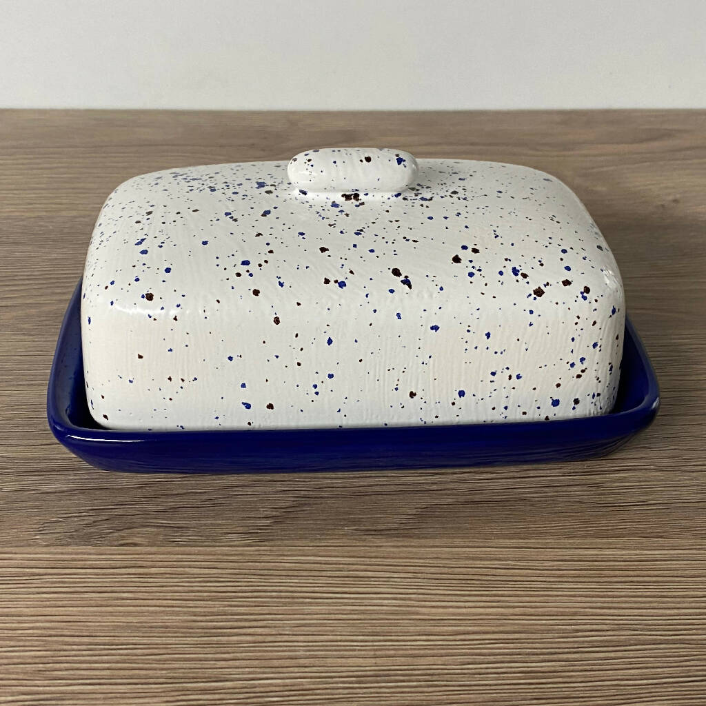 Handmade Pottery Butter Dish with Lid