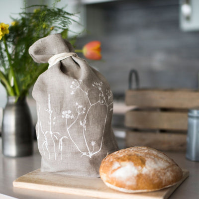 Linen Bread Bag - Hedgerow Collection