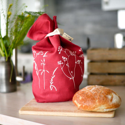 Linen Bread Bag - Hedgerow Collection