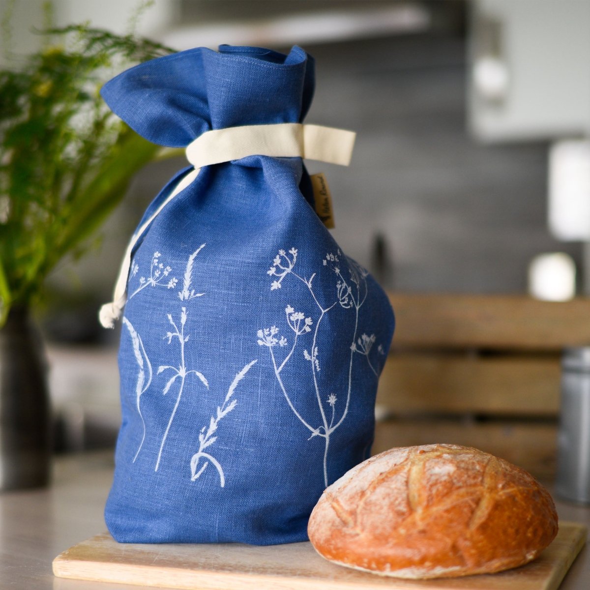 Linen Bread Bag - Hedgerow Collection