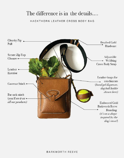 Hackthorn Leather Cross Body Bag in Tan