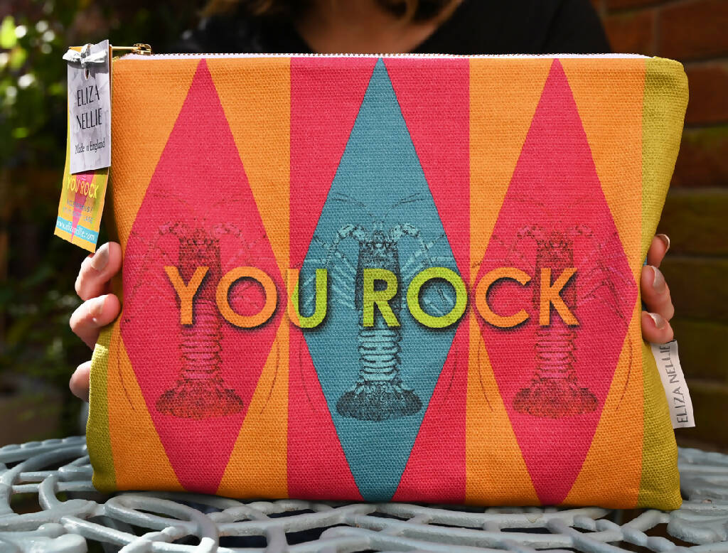 'You Rock' Cotton Stationery/Accessories Bag