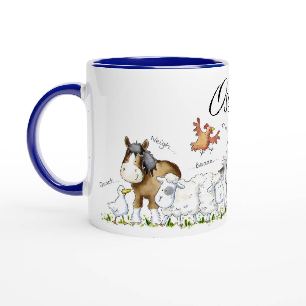 Farm personalised mug