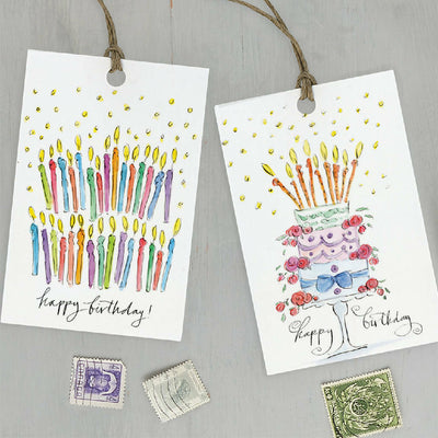'Birthday Gift Tags' Pack of 6