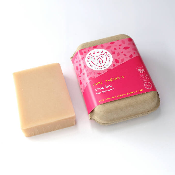 Rosy Radiance - Organic Rose Geranium Soap Bar
